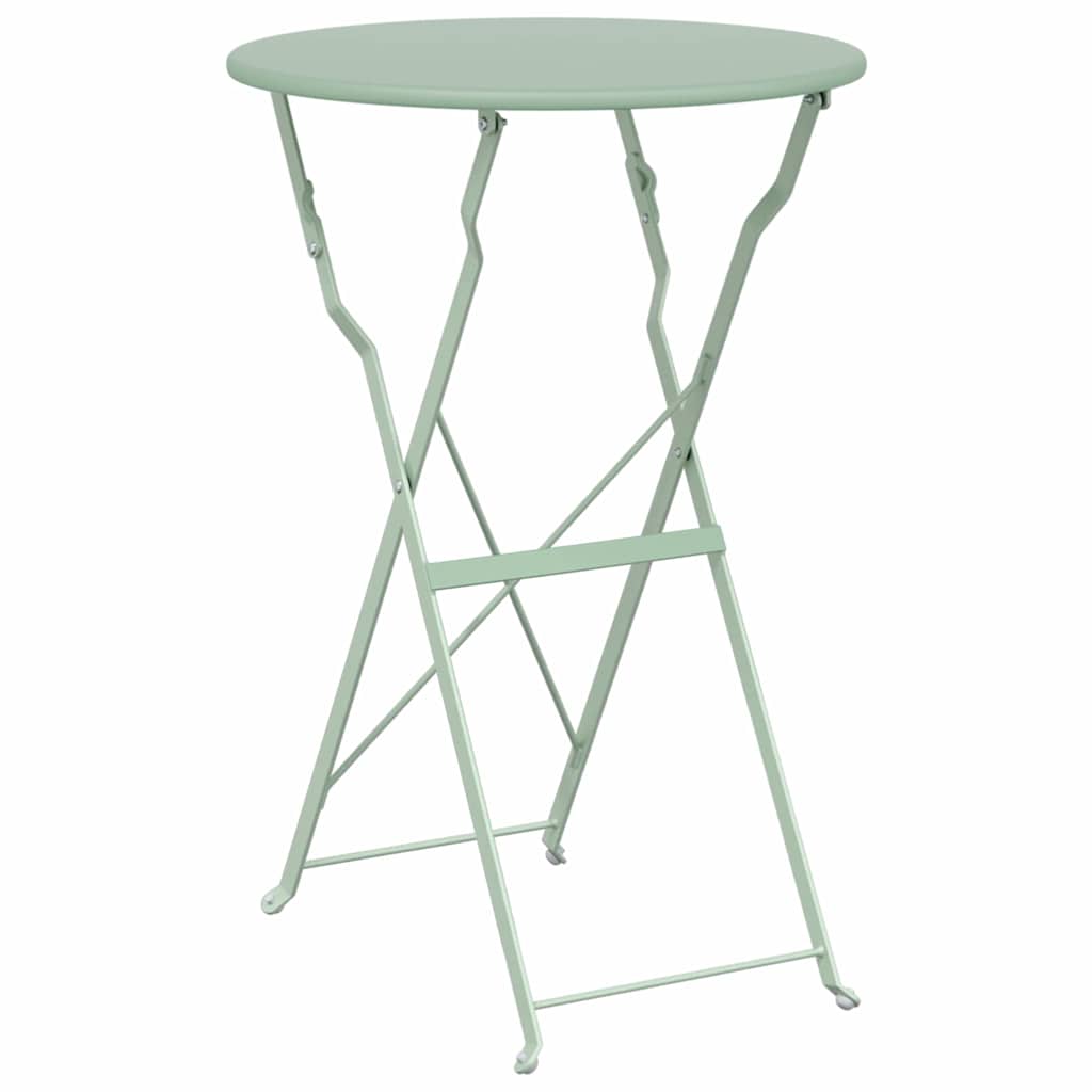 Bistro Stol Svijetla mint boja Ø 50 x 71 cm Čelik s prahom