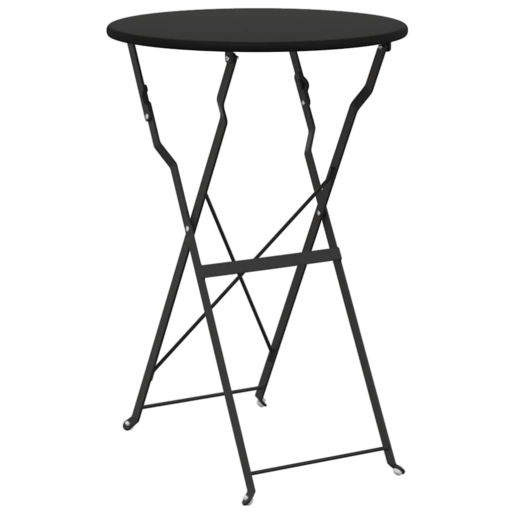 Bistro Stol Antracit Ø 50 x 71 cm Čelik s prahom