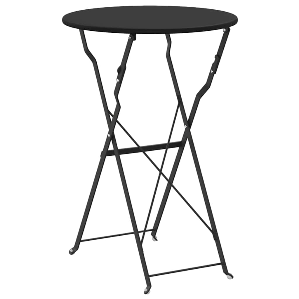Bistro Stol Antracit Ø 50 x 71 cm Čelik s prahom
