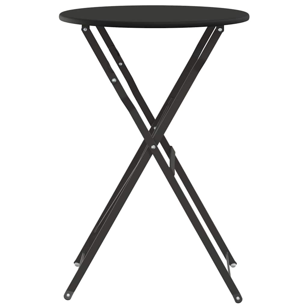 Bistro Stol Antracit Ø 50 x 71 cm Čelik s prahom