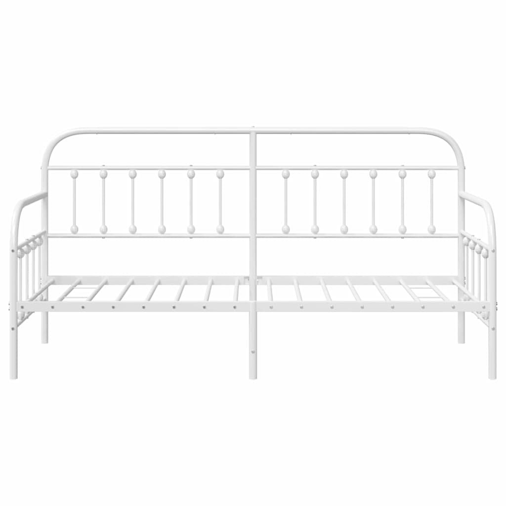 Krevet na kat Bijelo 75 x 190 cm Čelik s prahom premazan