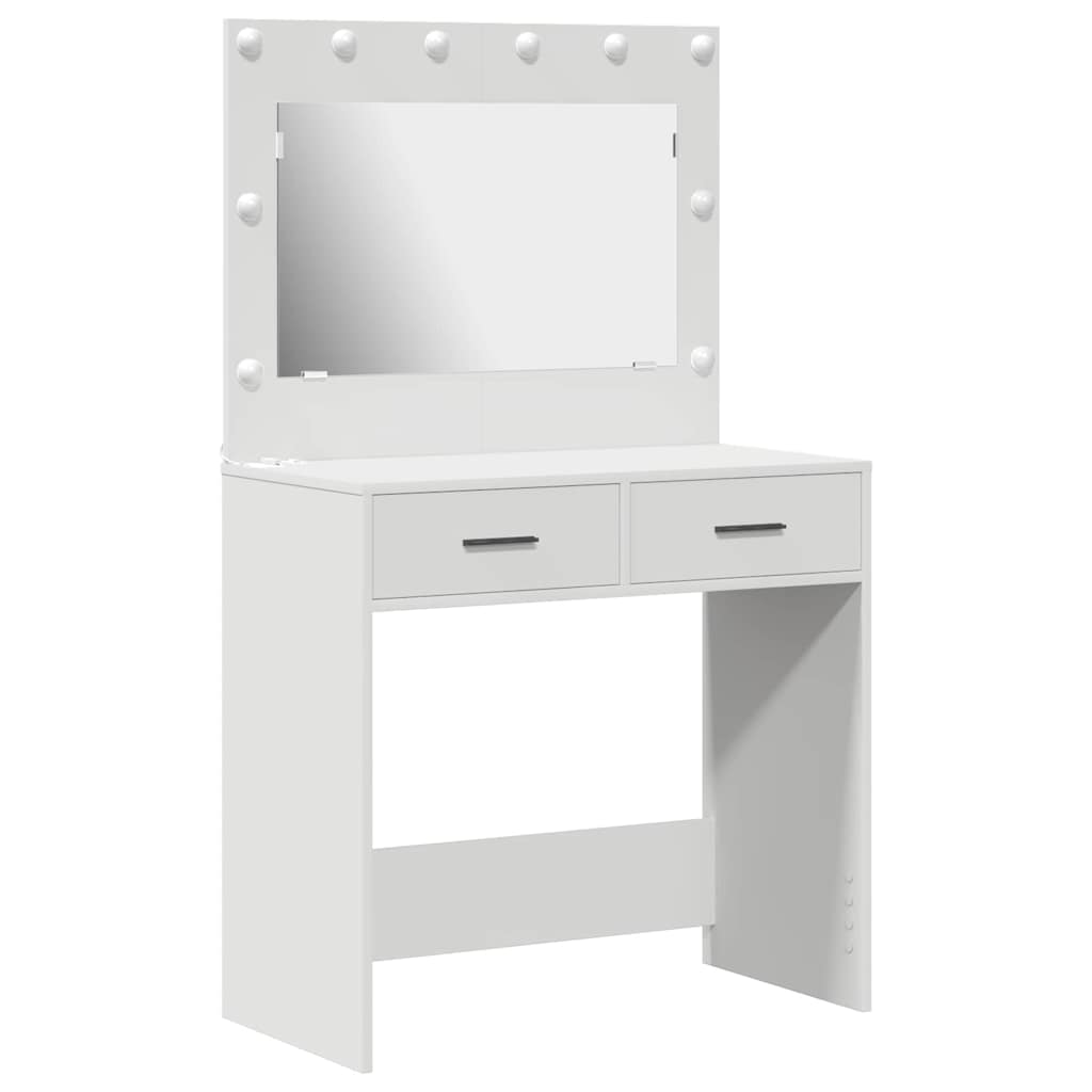 Toaletni stol Bijelo 78,5 x 41 x 135 cm Konstruirano drvo