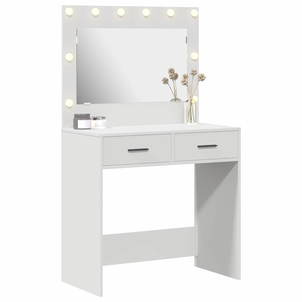 Toaletni stol Bijelo 78,5 x 41 x 135 cm Konstruirano drvo