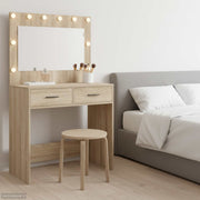 Toaletni stol Sonoma hrast 78,5 x 41 x 135 cm Konstruirano drvo