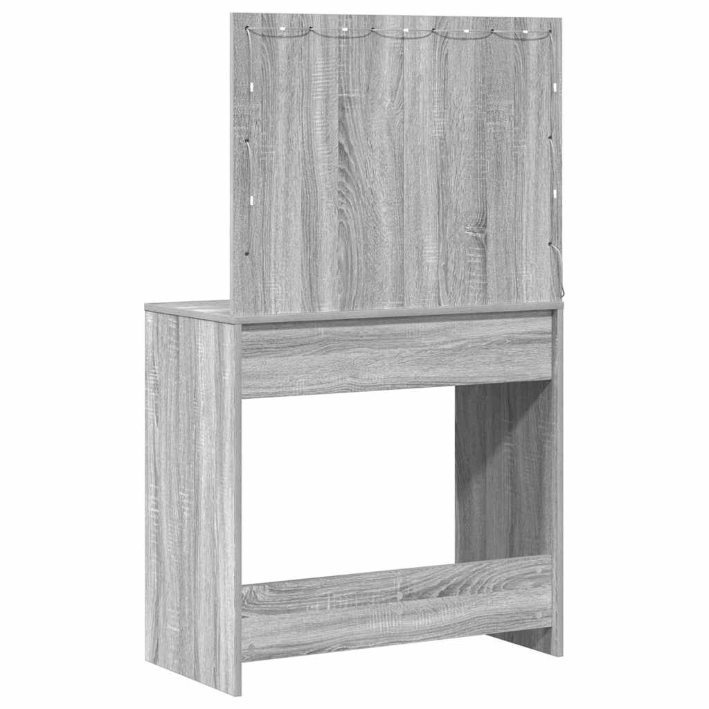 Toaletni stol Siva Sonoma 78,5 x 41 x 135 cm Konstruirano drvo