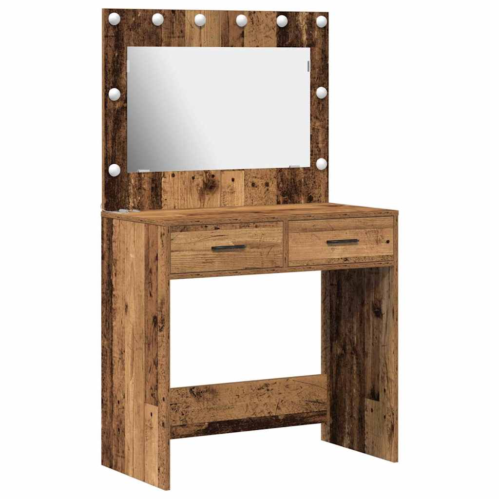 Toaletni stol Staro drvo 78,5 x 41 x 135 cm Konstruirano drvo