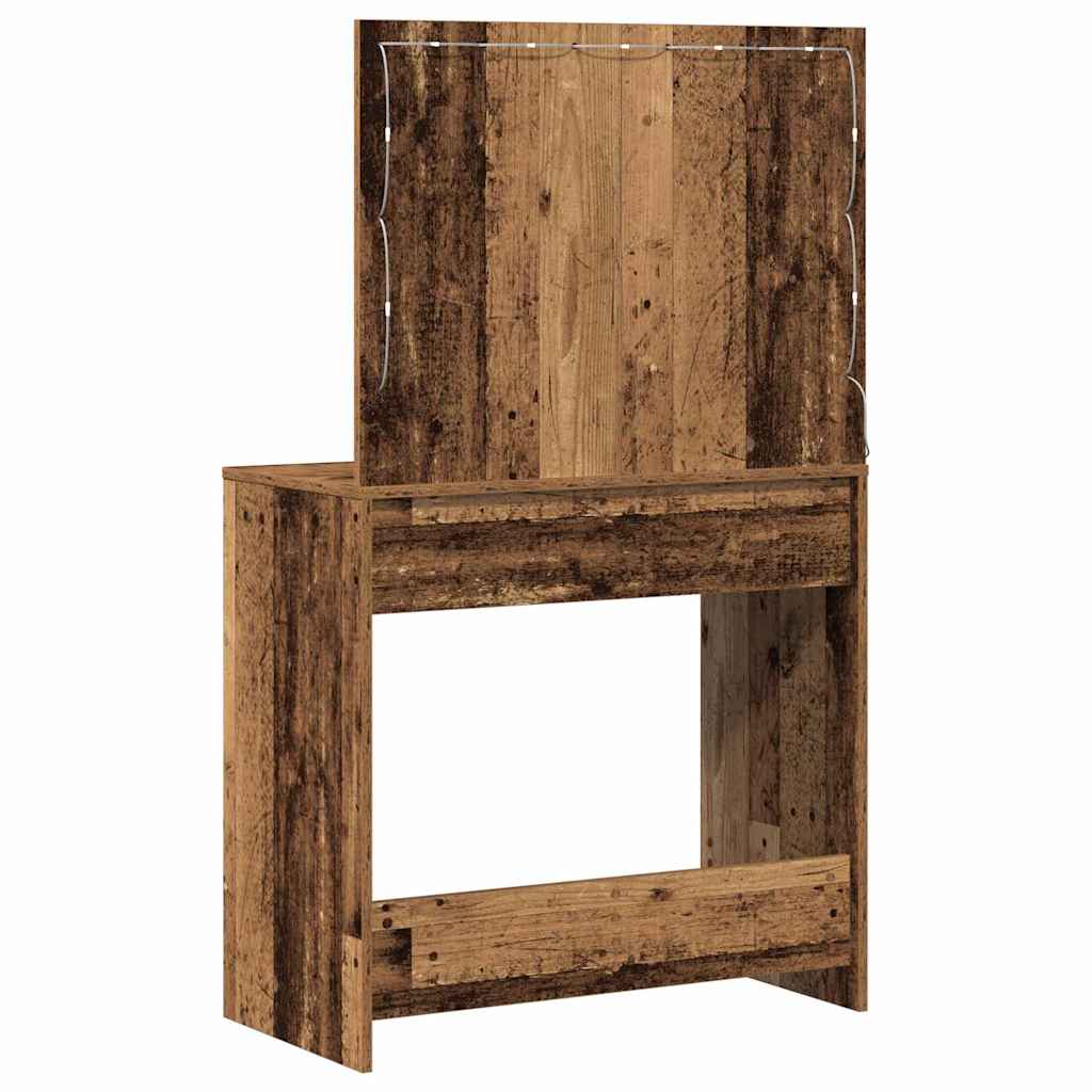 Toaletni stol Staro drvo 78,5 x 41 x 135 cm Konstruirano drvo