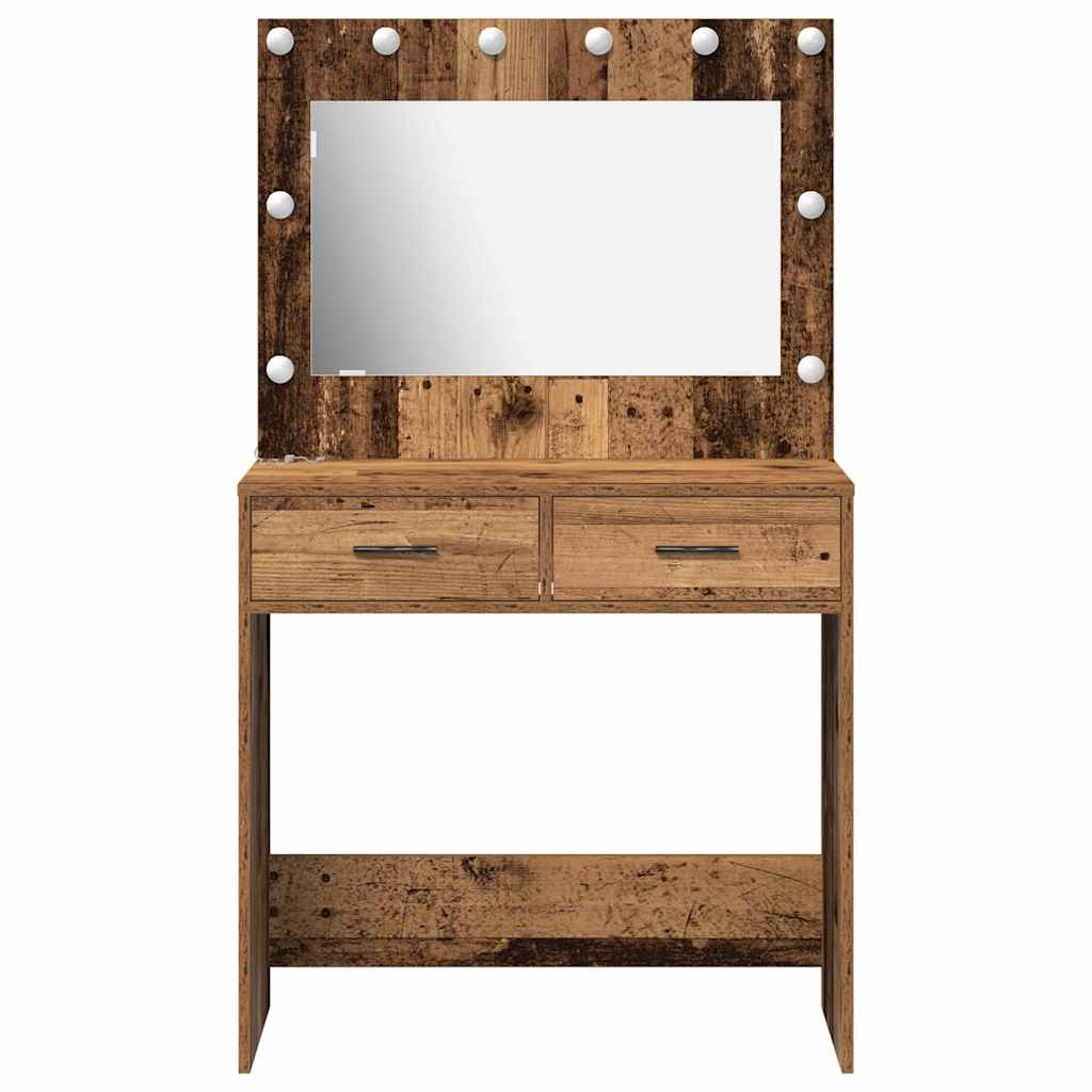 Toaletni stol Staro drvo 78,5 x 41 x 135 cm Konstruirano drvo