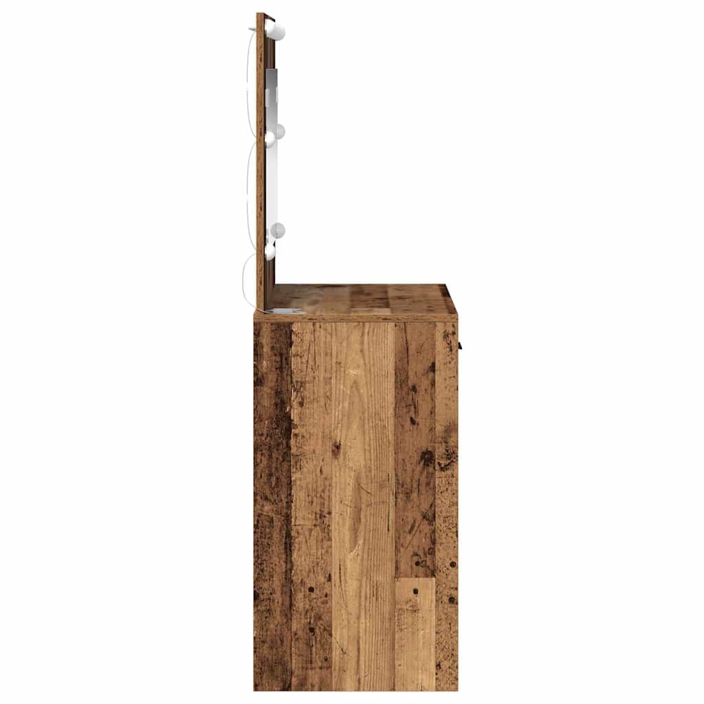 Toaletni stol Staro drvo 78,5 x 41 x 135 cm Konstruirano drvo