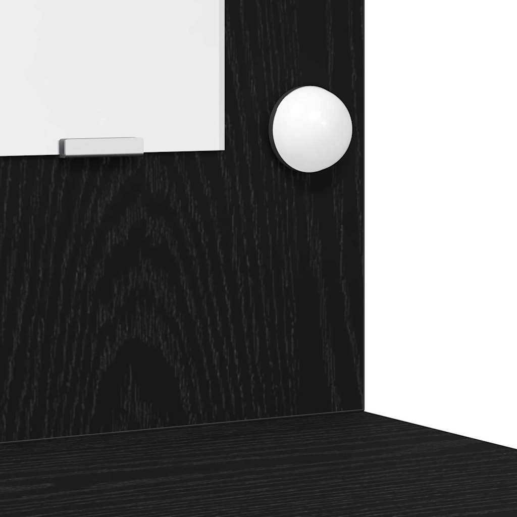 Toaletni stol Crni hrast 50 x 41 x 135 cm Konstruirano drvo
