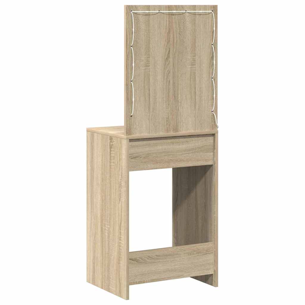 Toaletni stol Sonoma hrast 50 x 41 x 135 cm Konstruirano drvo