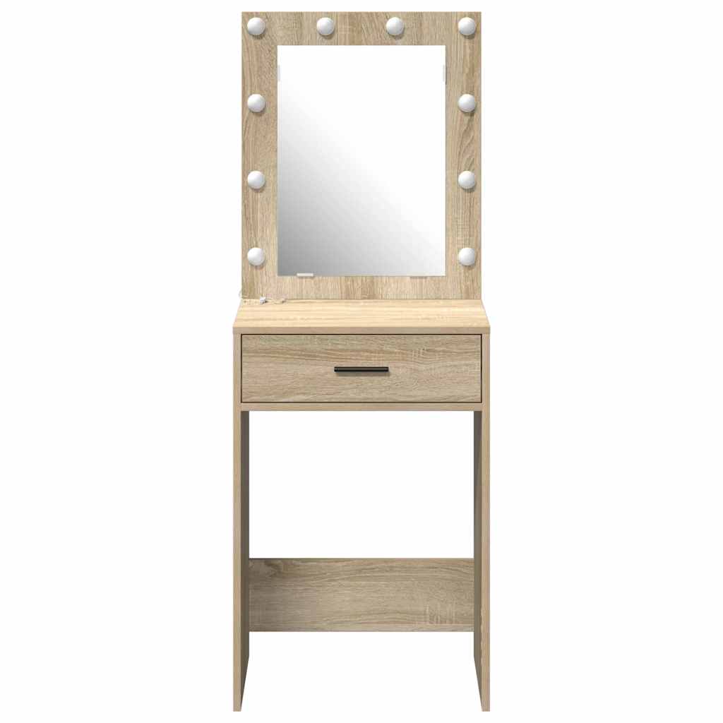 Toaletni stol Sonoma hrast 50 x 41 x 135 cm Konstruirano drvo