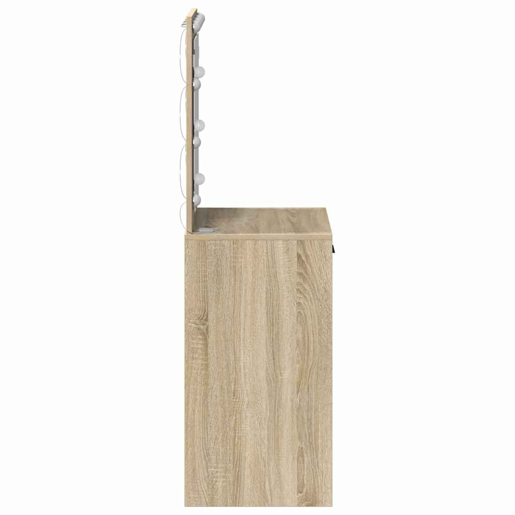 Toaletni stol Sonoma hrast 50 x 41 x 135 cm Konstruirano drvo
