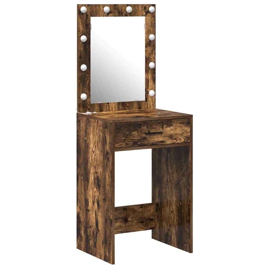 Toaletni stol Dimljeni hrast 50 x 41 x 135 cm Konstruirano drvo