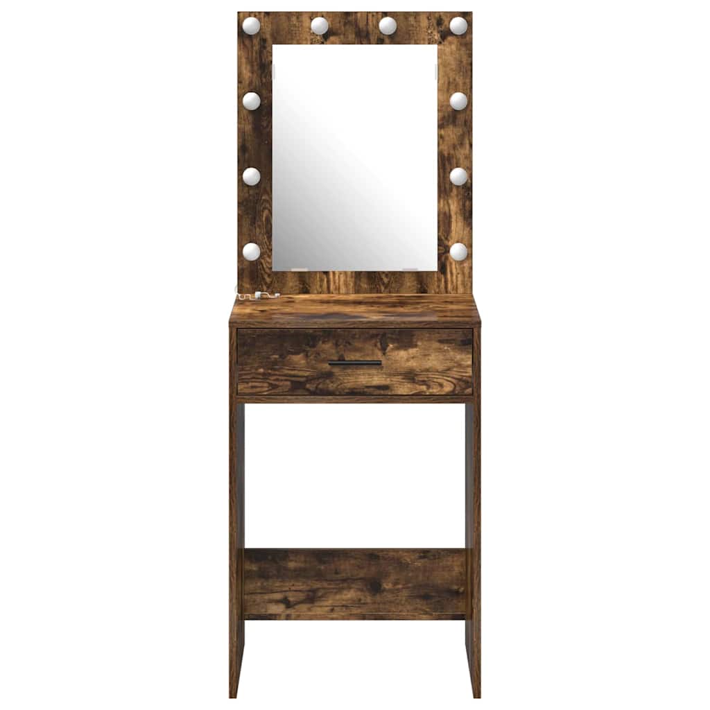 Toaletni stol Dimljeni hrast 50 x 41 x 135 cm Konstruirano drvo