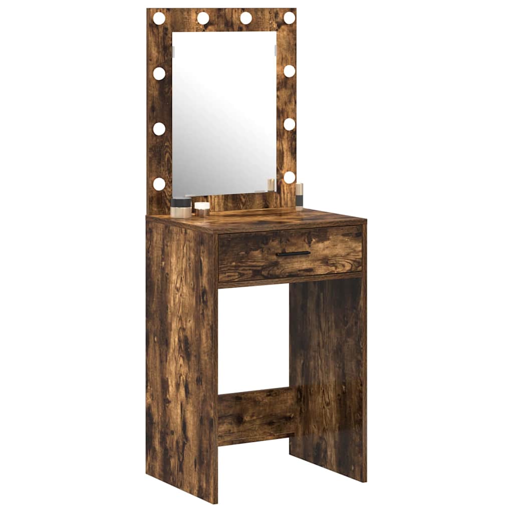 Toaletni stol Dimljeni hrast 50 x 41 x 135 cm Konstruirano drvo