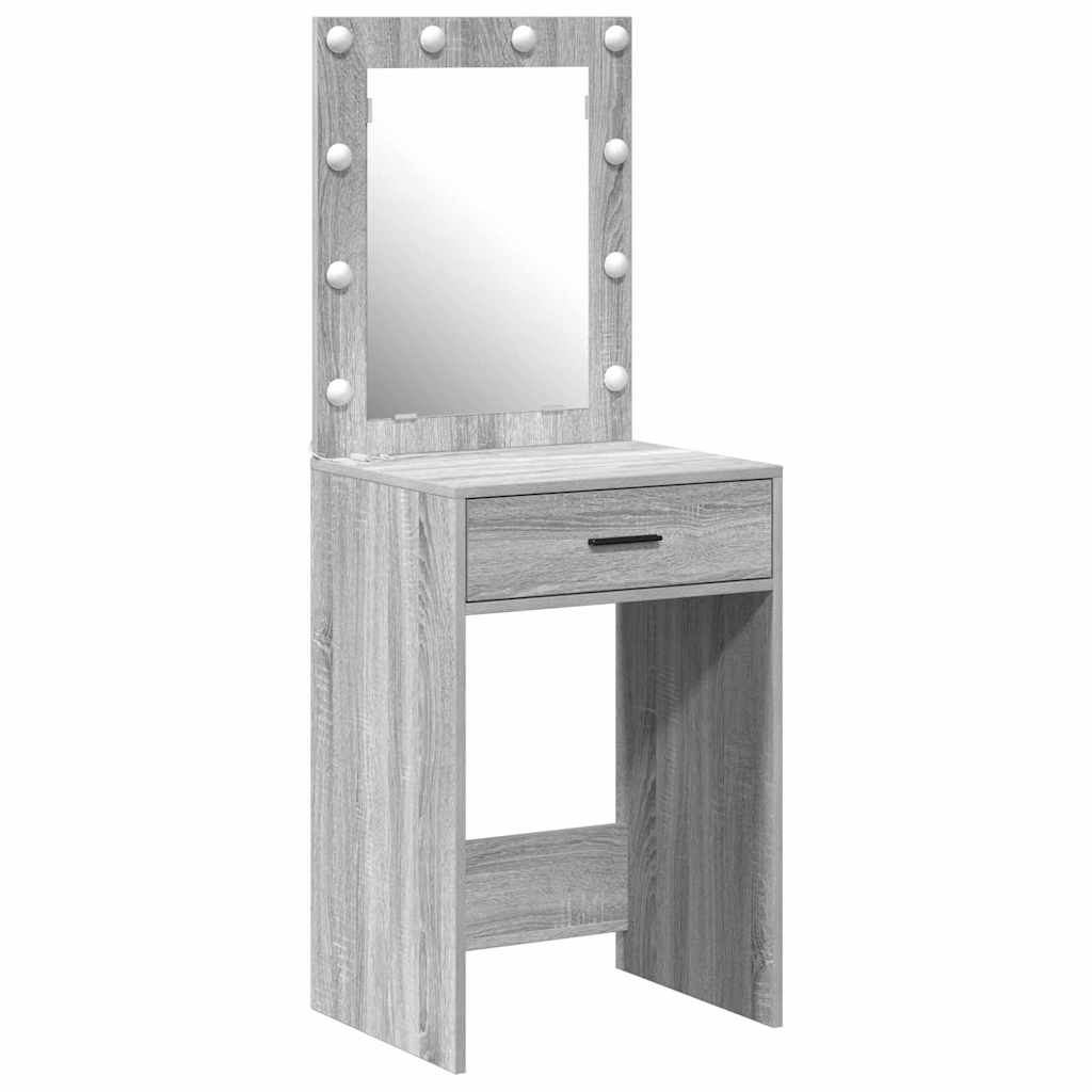 Toaletni stol Siva Sonoma 50 x 41 x 135 cm Konstruirano drvo