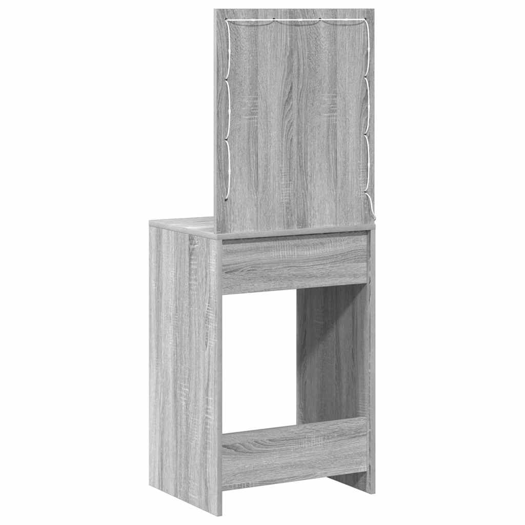 Toaletni stol Siva Sonoma 50 x 41 x 135 cm Konstruirano drvo