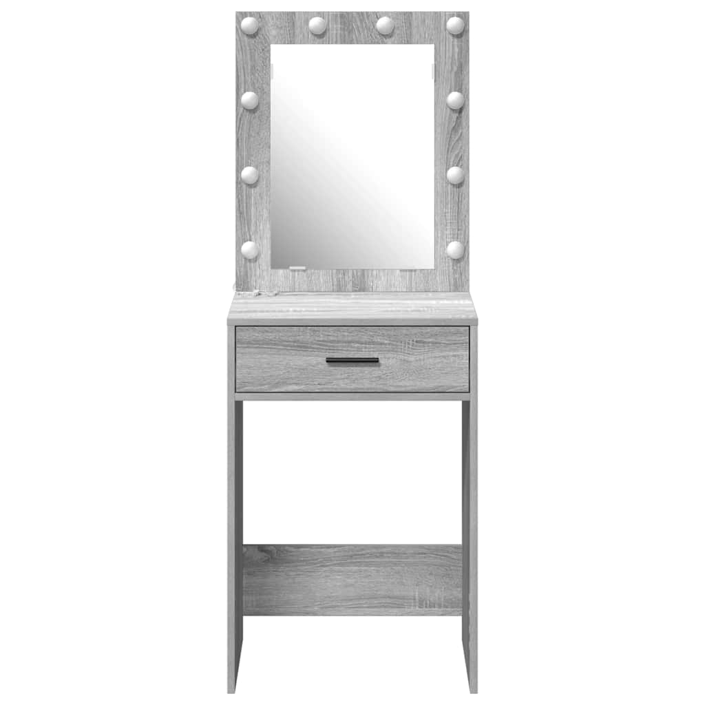 Toaletni stol Siva Sonoma 50 x 41 x 135 cm Konstruirano drvo