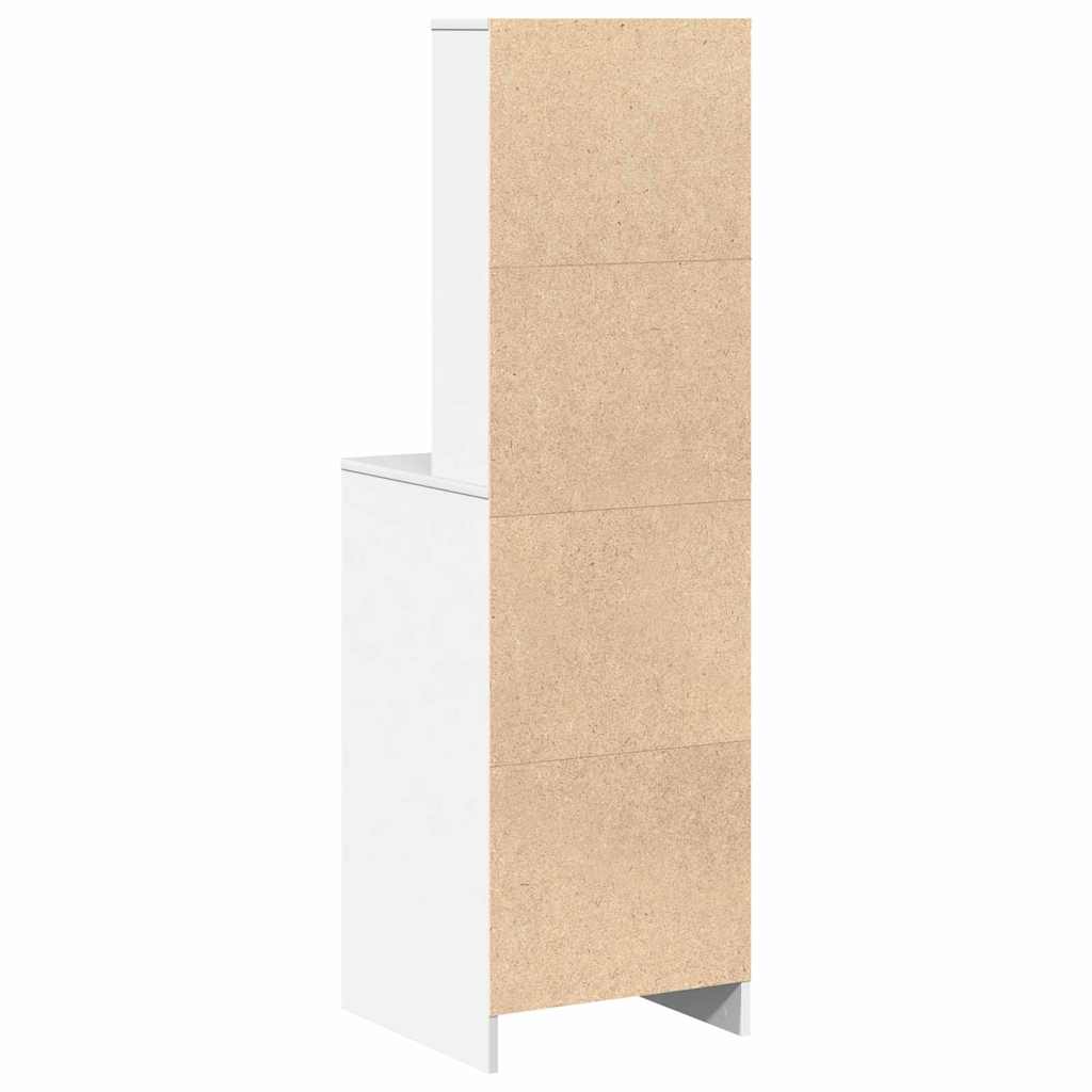 Highboard s ladicama Bijelo 40 x 41 x 135 cm Konstruirano drvo