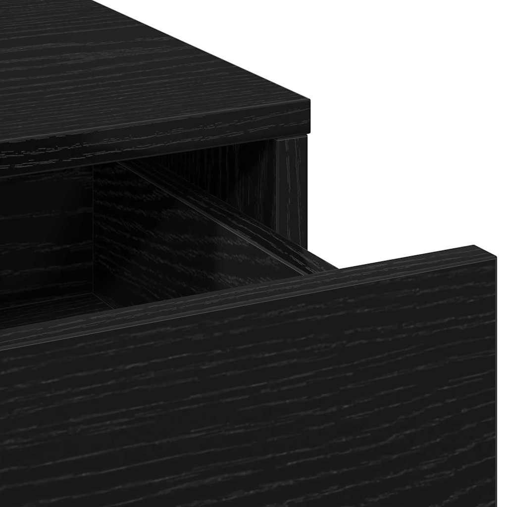Highboard Crni hrast 40 x 41 x 135 cm Konstruirano drvo