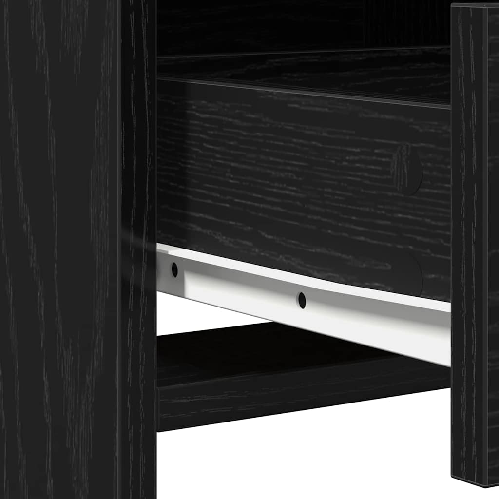 Highboard Crni hrast 40 x 41 x 135 cm Konstruirano drvo