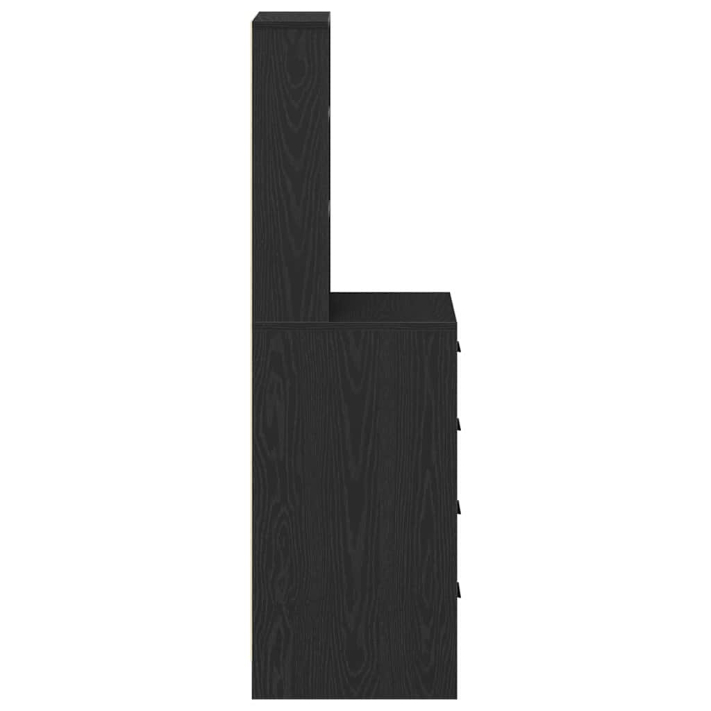 Highboard Crni hrast 40 x 41 x 135 cm Konstruirano drvo