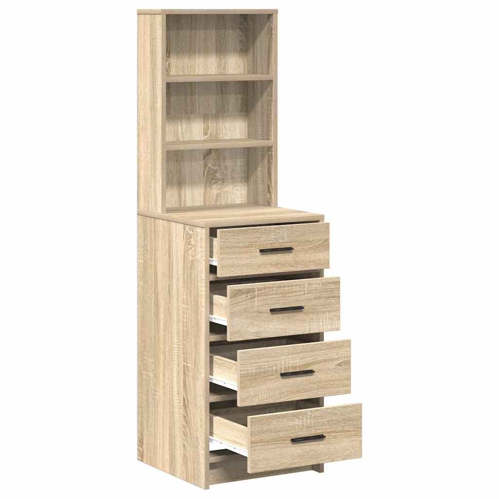 Highboard sonoma hrast 40 x 41 x 135 cm Konstruirano drvo