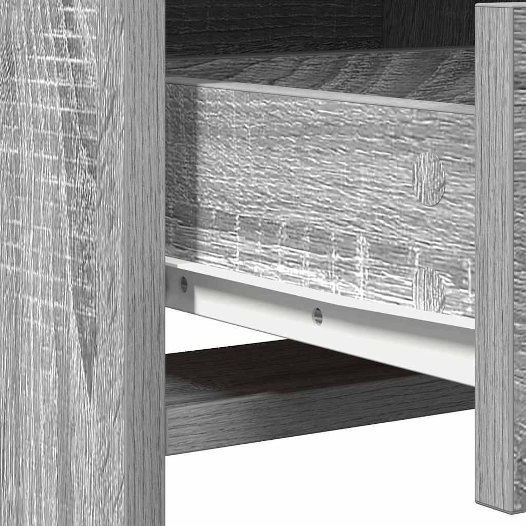 Highboard Sivi hrast sonoma 40 x 41 x 135 cm Konstruirano drvo
