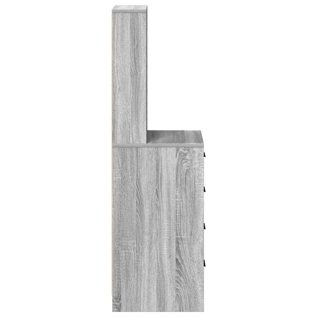 Highboard Sivi hrast sonoma 40 x 41 x 135 cm Konstruirano drvo