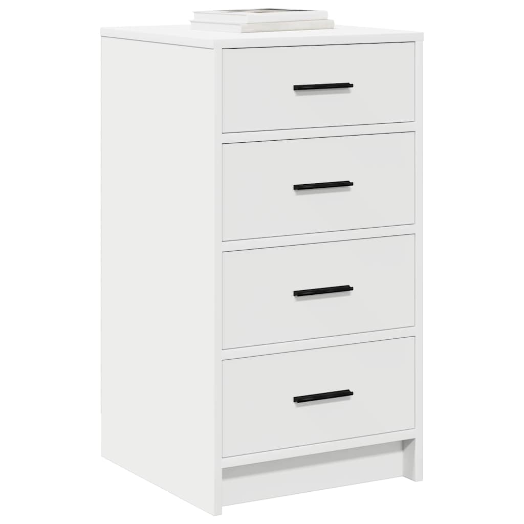 Kreveta s ladicama Bijelo 40 x 41 x 75 cm Konstruirano drvo