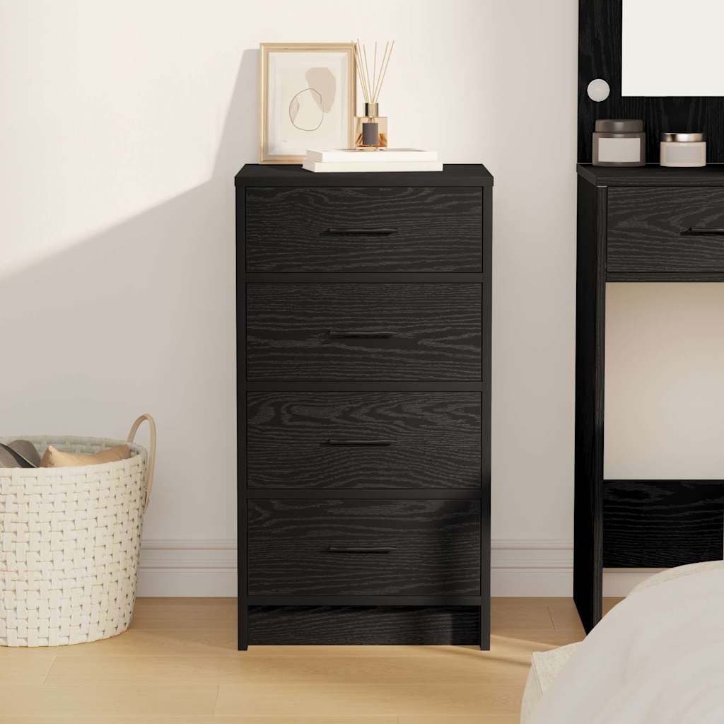 Kreveta s ladicama Crni hrast 40 x 41 x 75 cm Konstruirano drvo