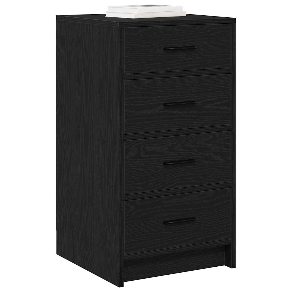 Kreveta s ladicama Crni hrast 40 x 41 x 75 cm Konstruirano drvo