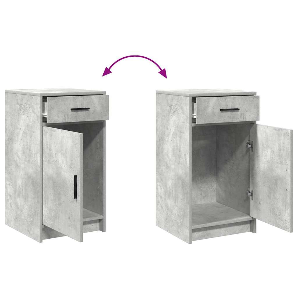 Kreveta Betonski sivi 40 x 40.5 x 75 cm Konstruirano drvo