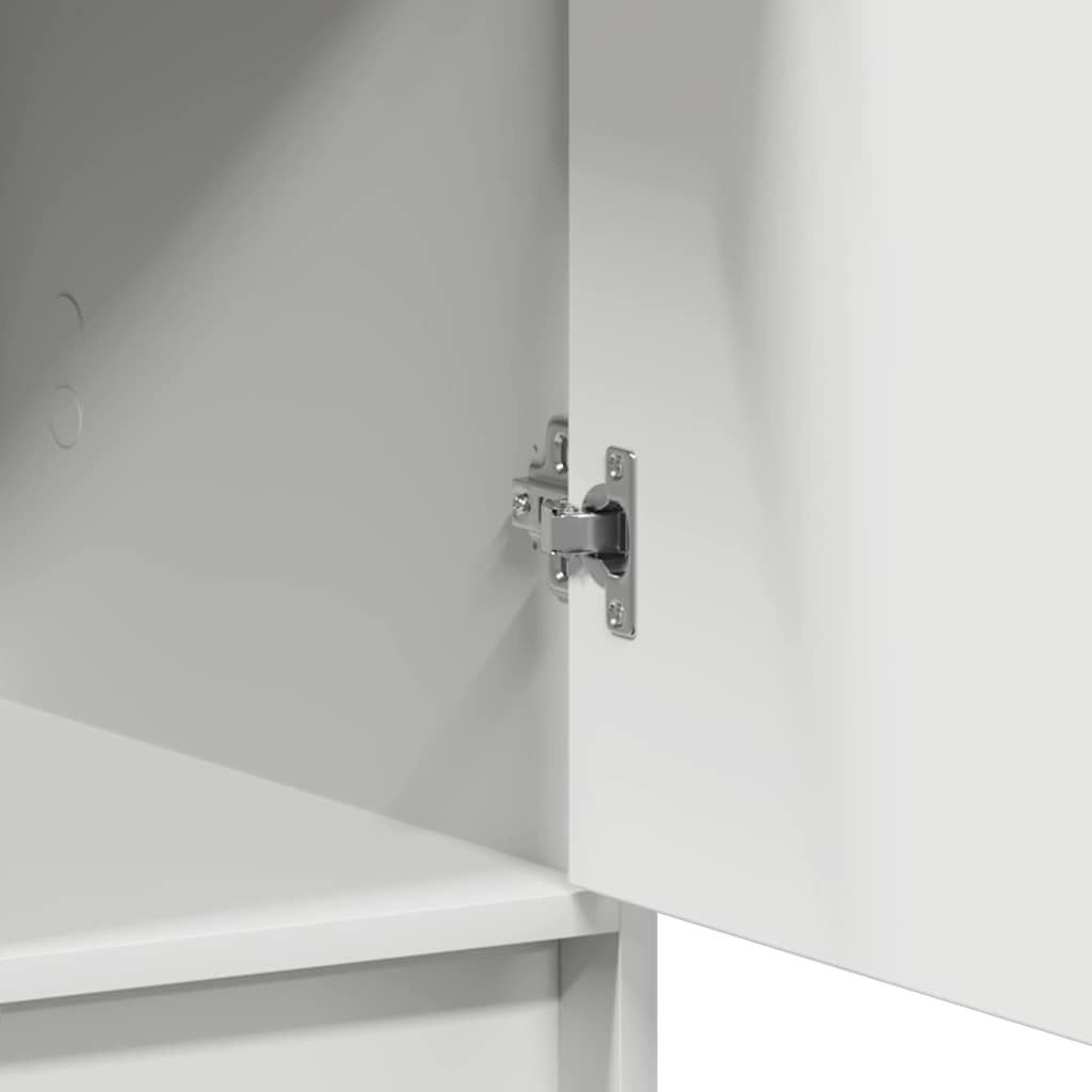 Highboard Bijelo 40 x 40,5 x 135 cm Konstruirano drvo