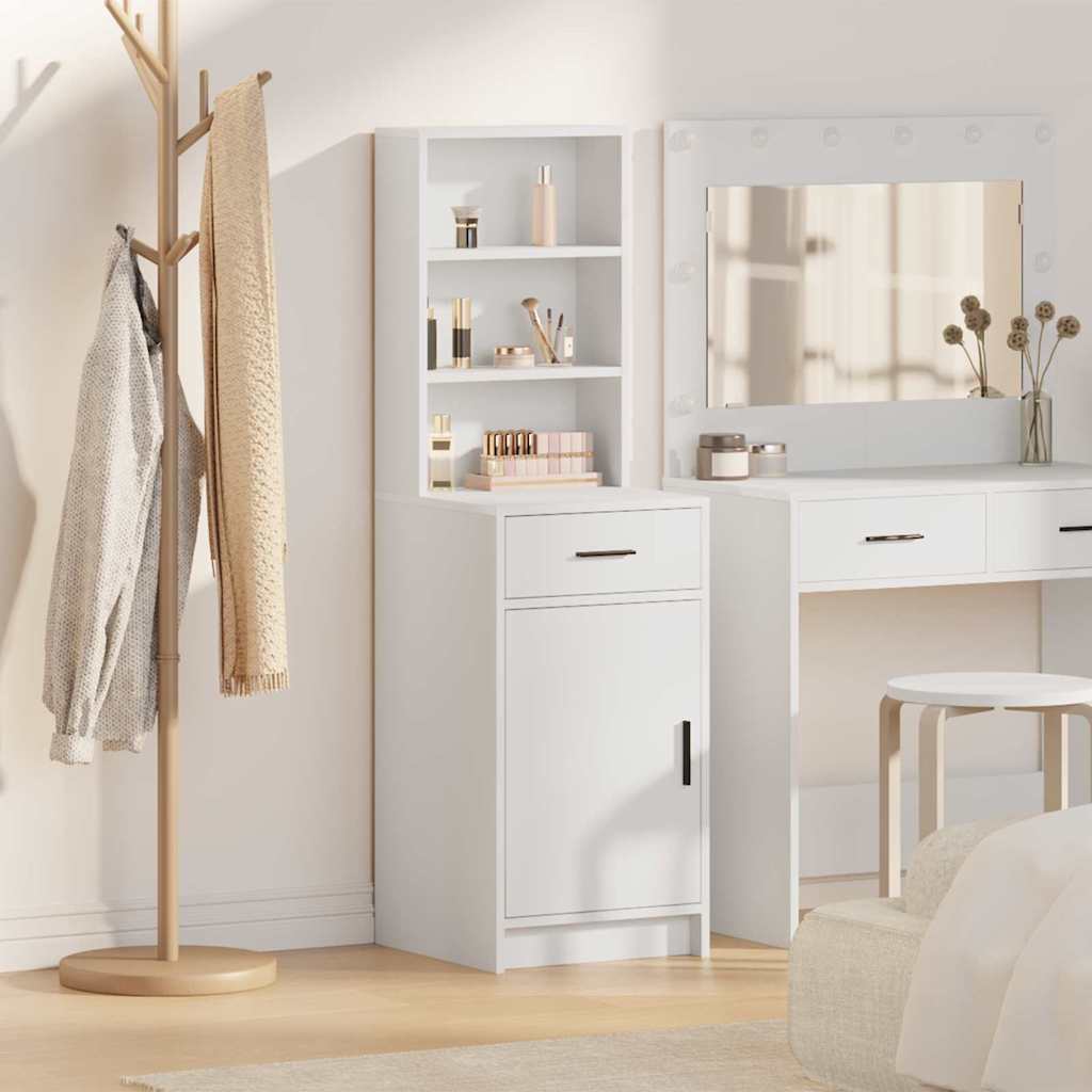 Highboard Bijelo 40 x 40,5 x 135 cm Konstruirano drvo