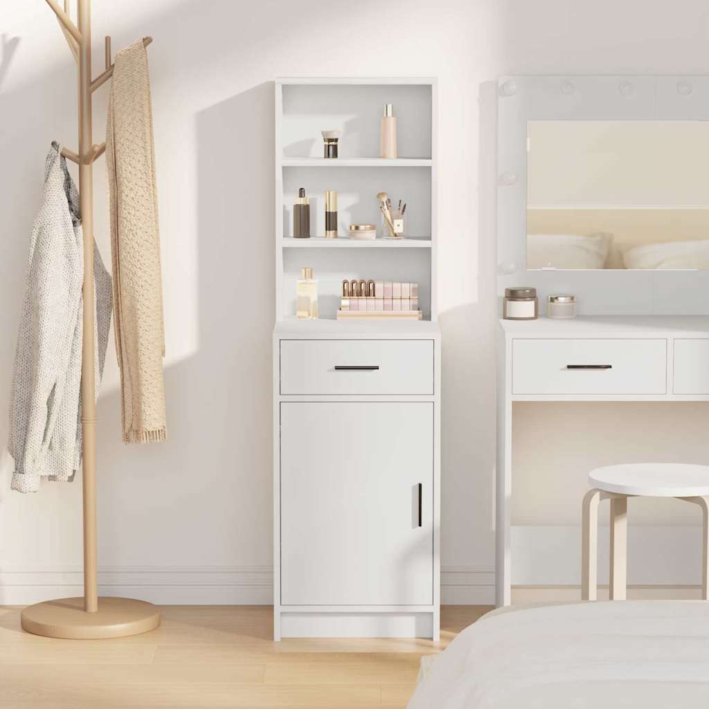 Highboard Bijelo 40 x 40,5 x 135 cm Konstruirano drvo