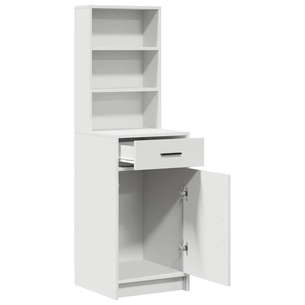 Highboard Bijelo 40 x 40,5 x 135 cm Konstruirano drvo