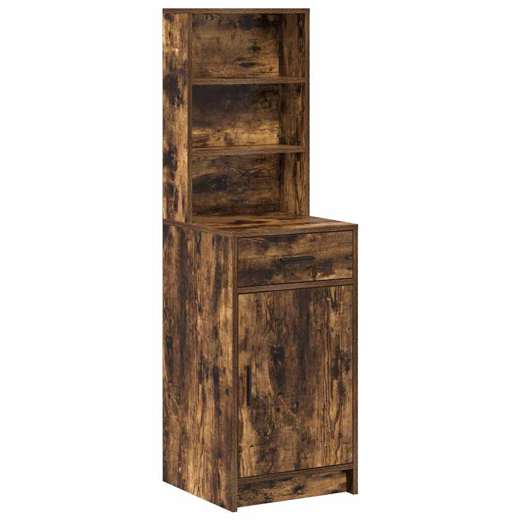 Highboard Dimljeni hrast 40 x 40,5 x 135 cm Konstruirano drvo