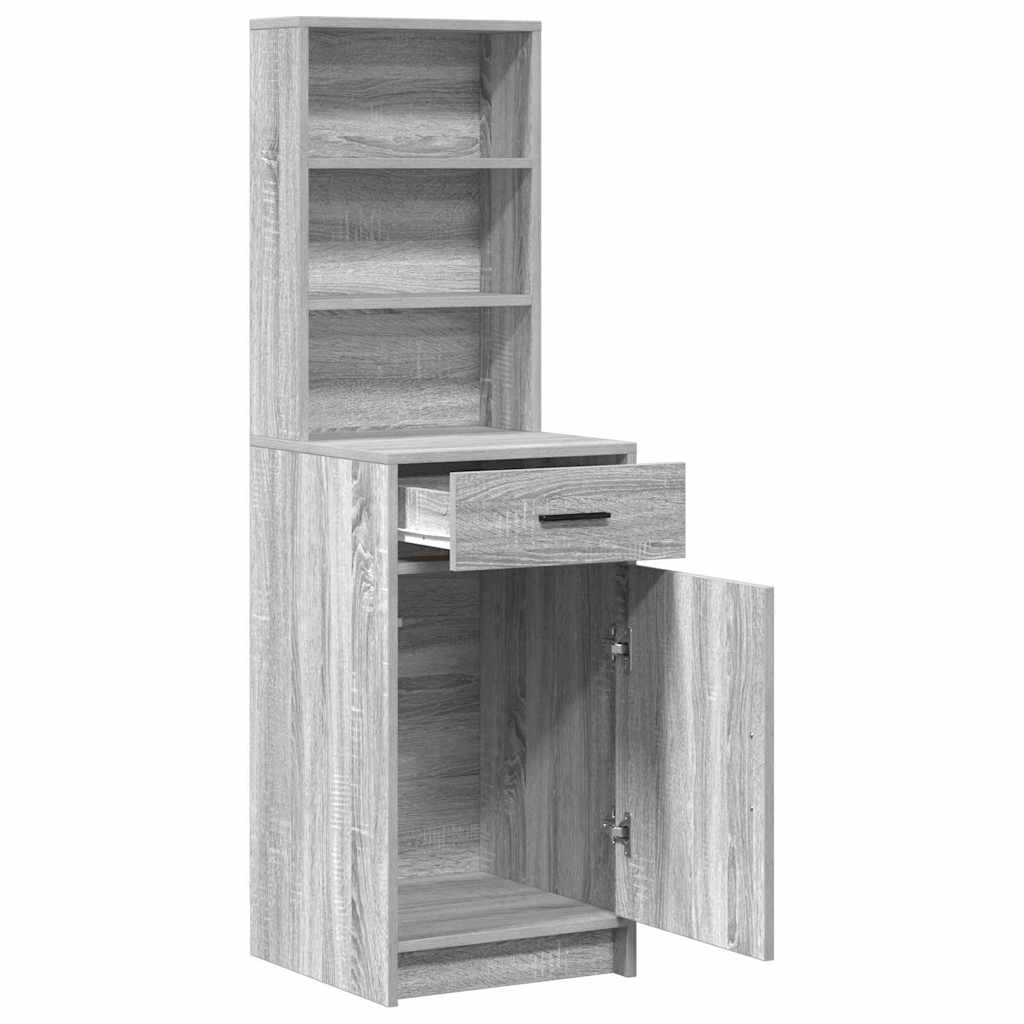 Highboard Siva Sonoma 40 x 40,5 x 135 cm Konstruirano drvo