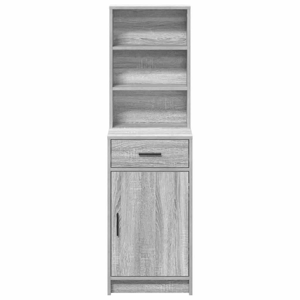 Highboard Siva Sonoma 40 x 40,5 x 135 cm Konstruirano drvo
