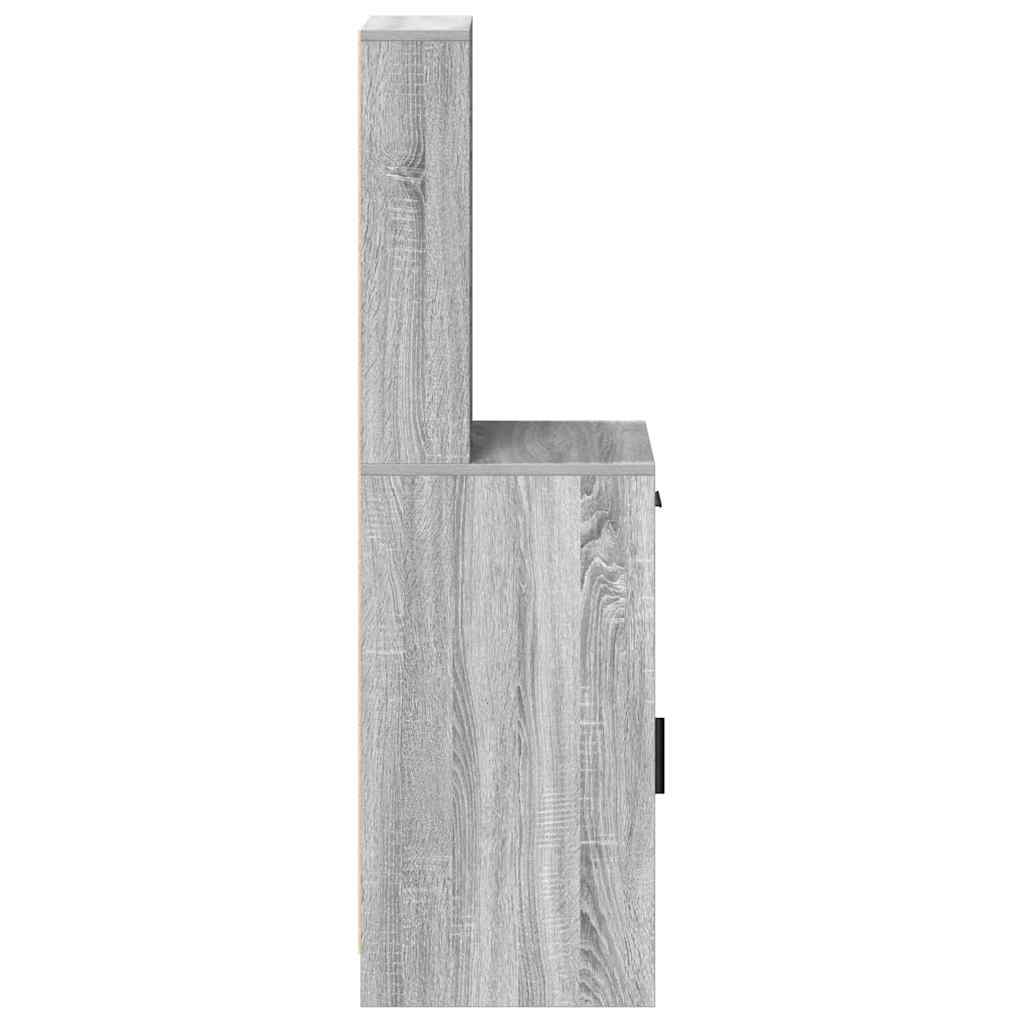 Highboard Siva Sonoma 40 x 40,5 x 135 cm Konstruirano drvo