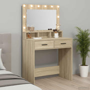 Toaletni stol Sonoma hrast 79 x 41 x 135 cm Konstruirano drvo