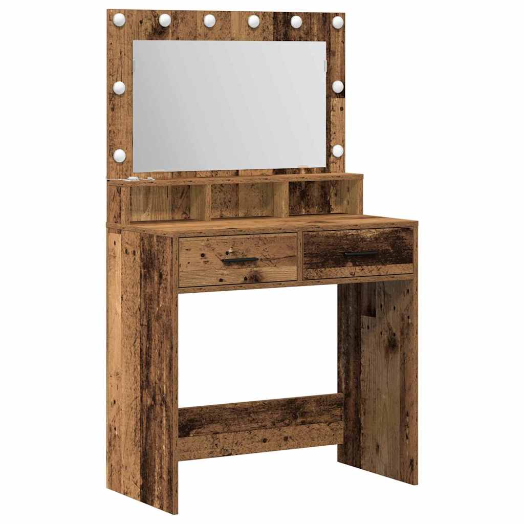 Toaletni stol Staro drvo 79 x 41 x 135 cm Konstruirano drvo