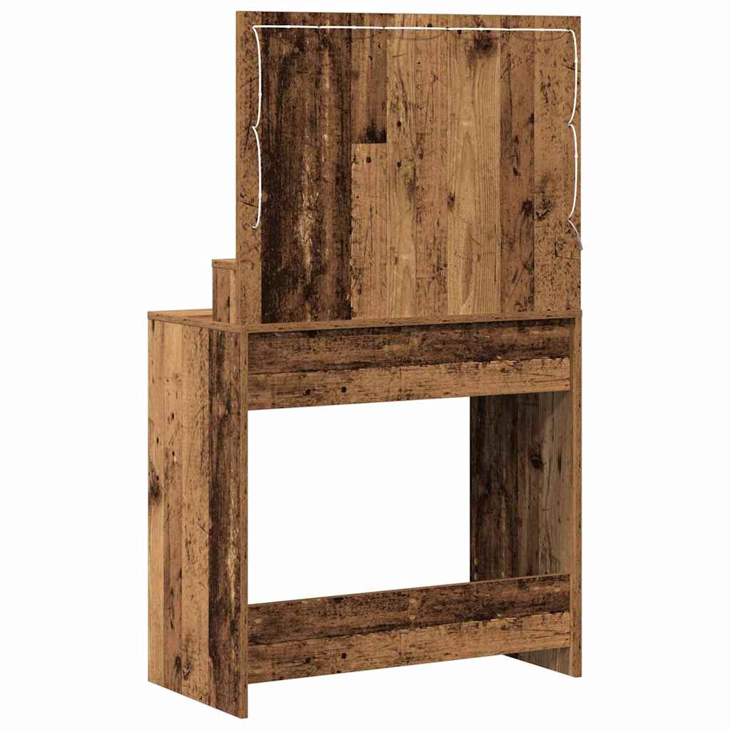Toaletni stol Staro drvo 79 x 41 x 135 cm Konstruirano drvo