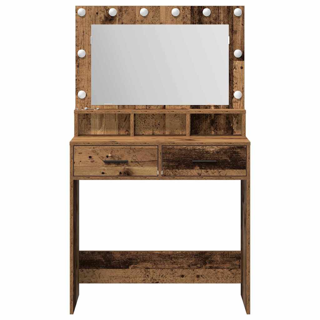 Toaletni stol Staro drvo 79 x 41 x 135 cm Konstruirano drvo