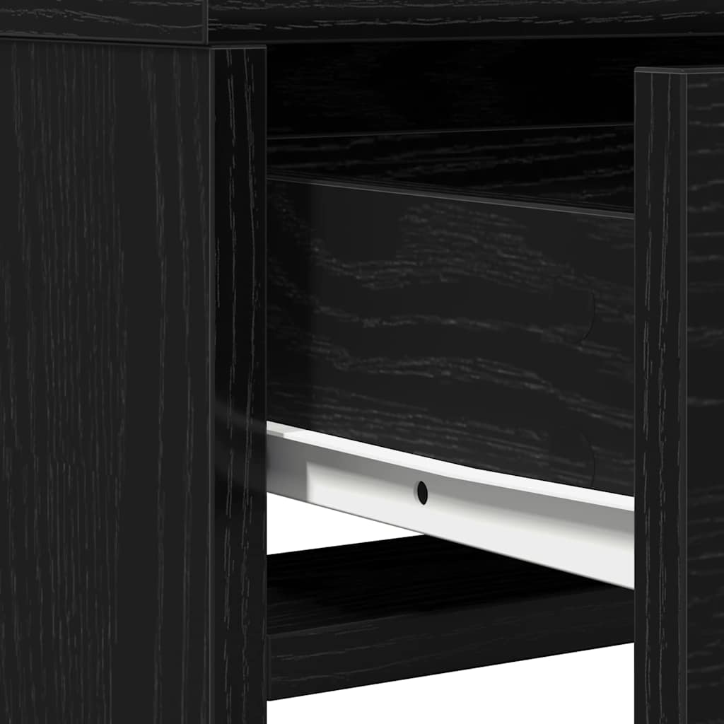 Toaletni stol Crni hrast 50 x 41 x 135 cm Konstruirano drvo