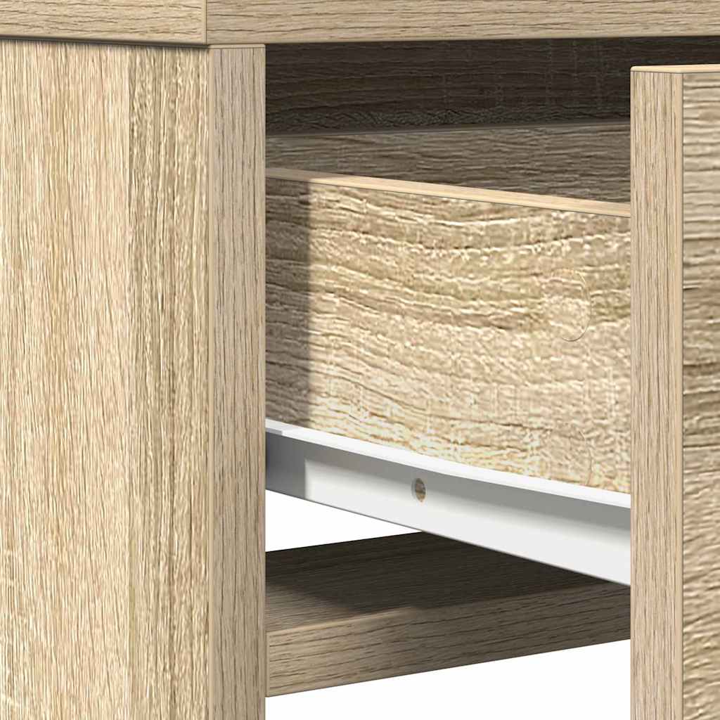 Toaletni stol Sonoma hrast 50 x 41 x 135 cm Konstruirano drvo