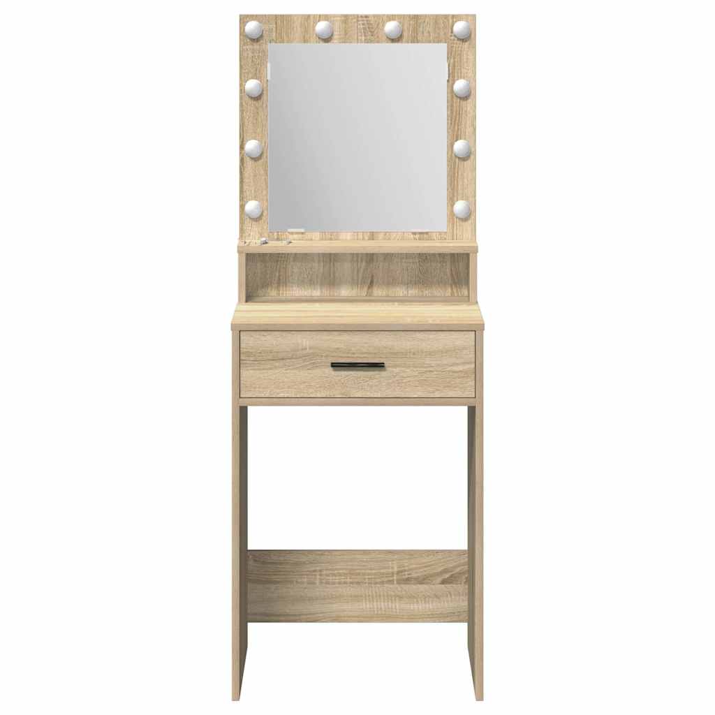 Toaletni stol Sonoma hrast 50 x 41 x 135 cm Konstruirano drvo