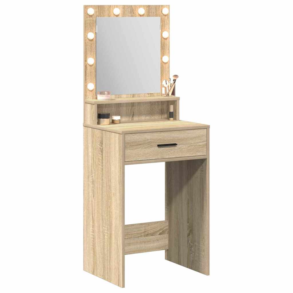 Toaletni stol Sonoma hrast 50 x 41 x 135 cm Konstruirano drvo